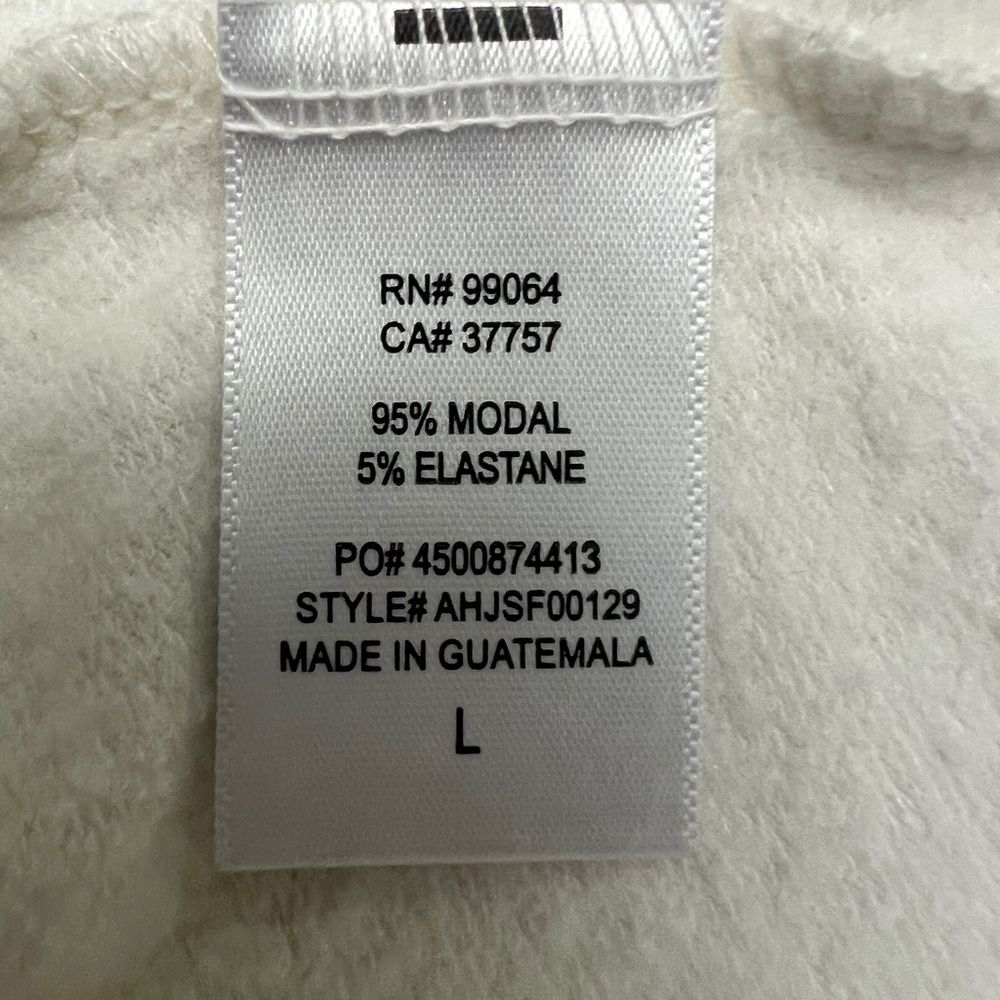 Honolua Wahine Women's Surf Palmset Pullover Hoodie BL1 Bone Large - Picture 8 of 9